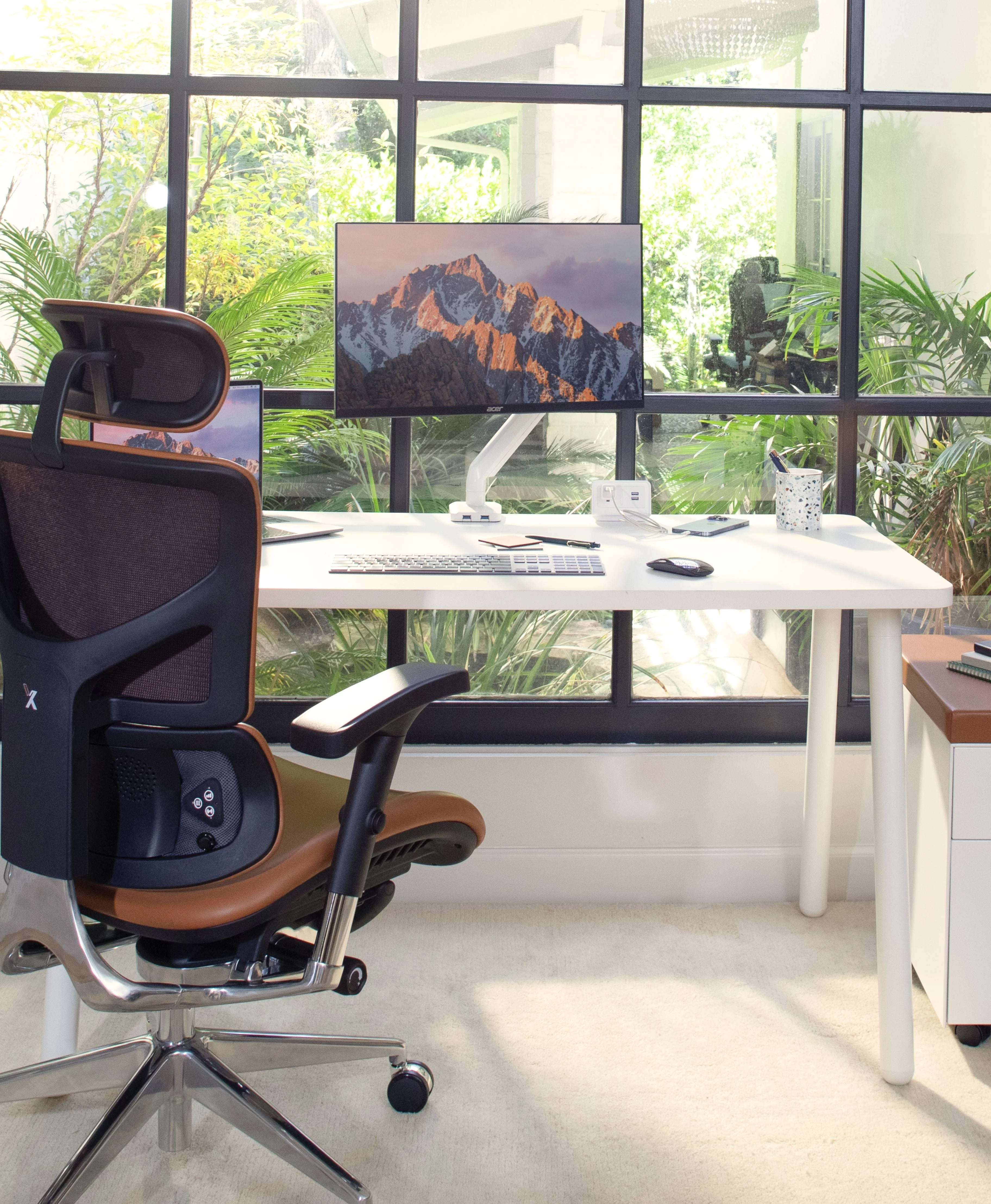X-Desk Studio with Angled Legs - Image 15